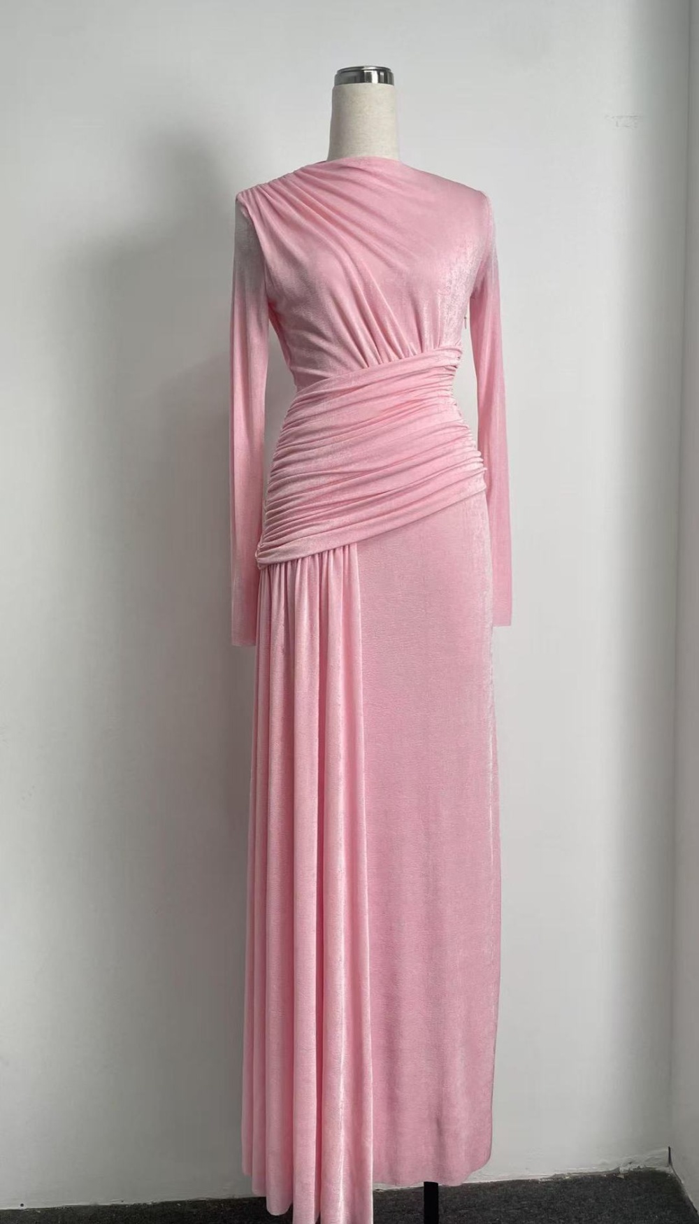 Knitted chouzhe long dress streamer mopping dress