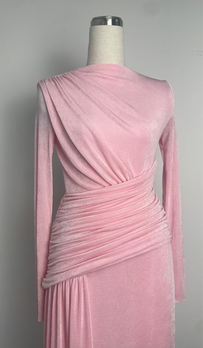 Knitted chouzhe long dress streamer mopping dress