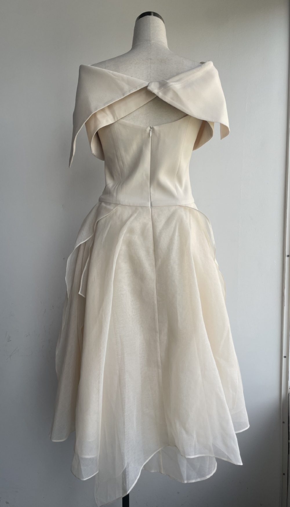 Autumn formal dress pinched waist long dress 2pcs set