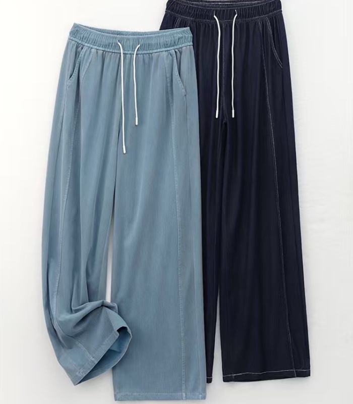 Slim long pants splice casual pants for women