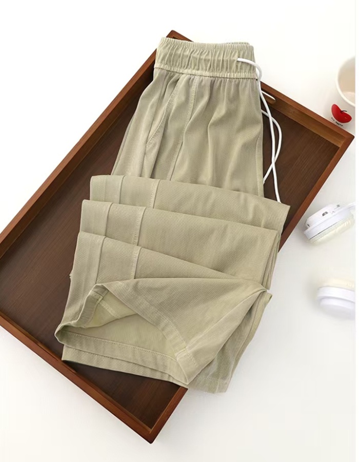 Slim long pants splice casual pants for women