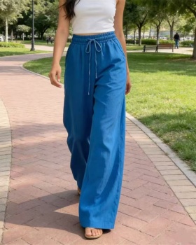 Pure basis pants loose casual pants for women