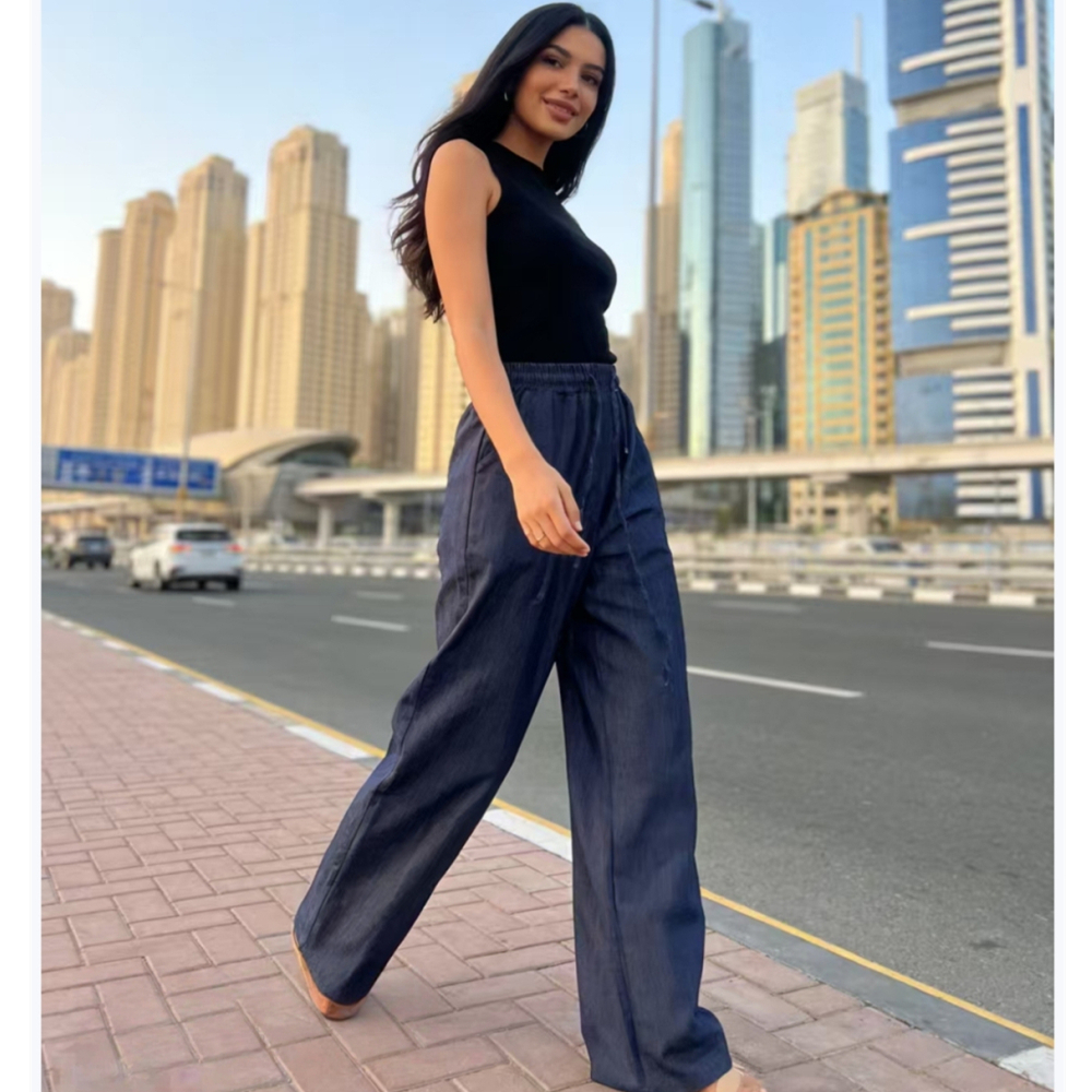 Pure basis pants loose casual pants for women