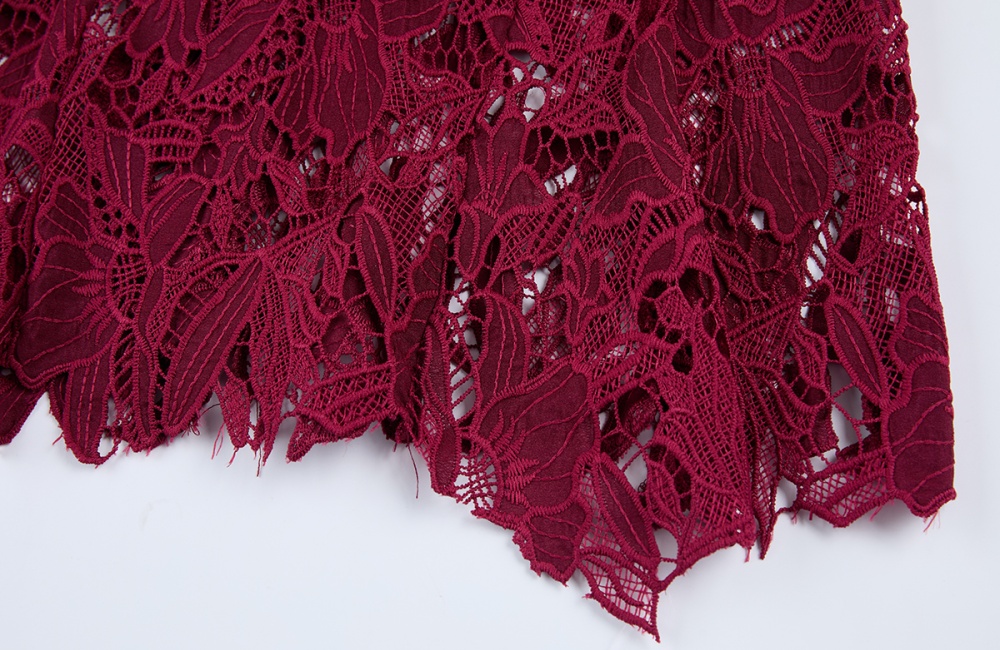 Stereoscopic mermaid lace high waist slim dress