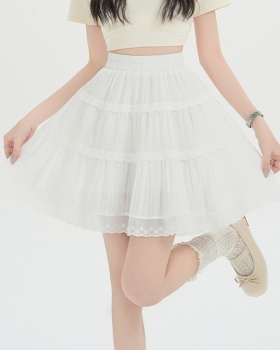 Elastic splice short skirt spring and summer skirt