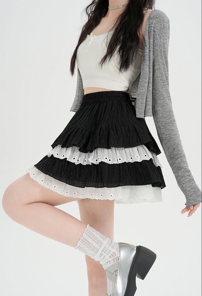Thick and disorderly short skirt skirt for women