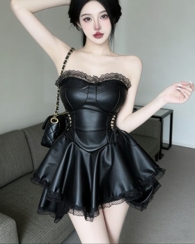 Frenum wrapped chest sexy spicegirl dress for women