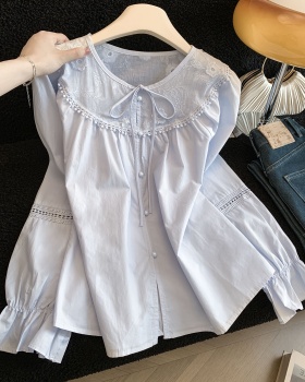 Show young frenum shirt white tops for women