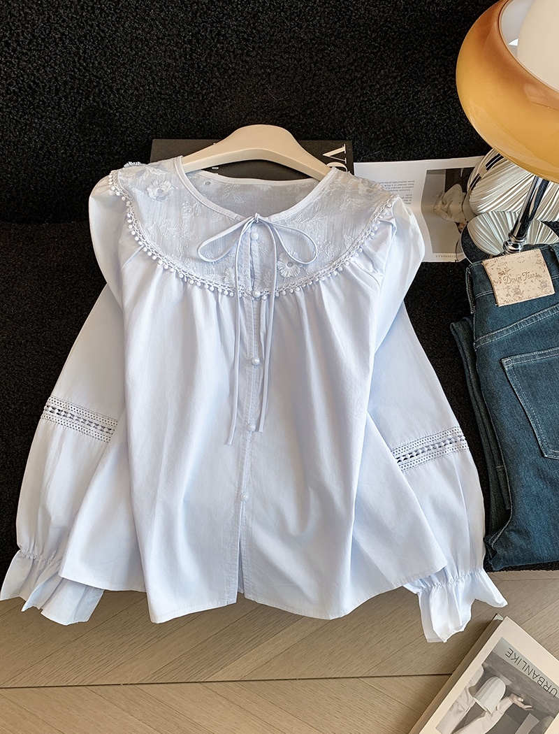 Show young frenum shirt white tops for women