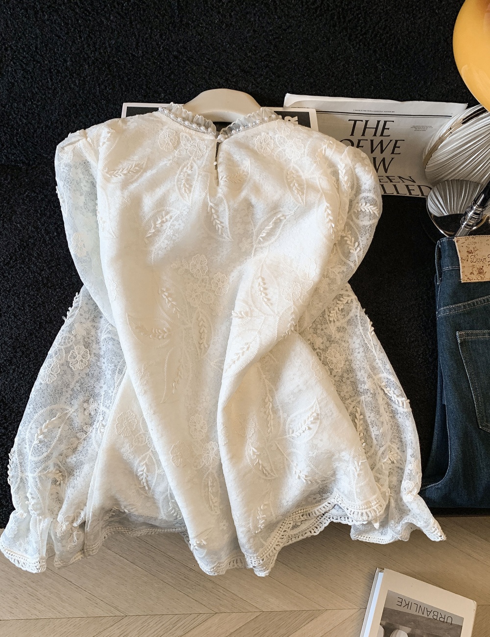 Spring temperament tops France style shirt for women