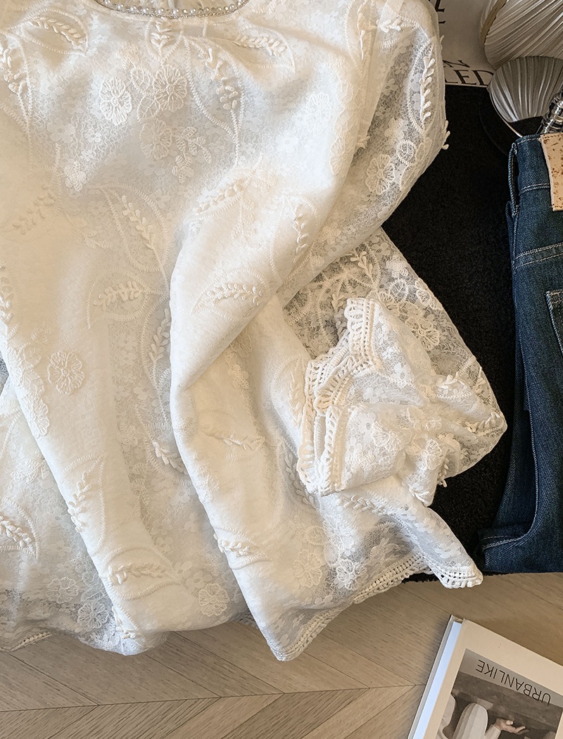 Spring temperament tops France style shirt for women