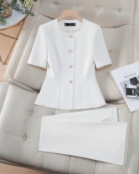 Summer thin business suit profession coat a set