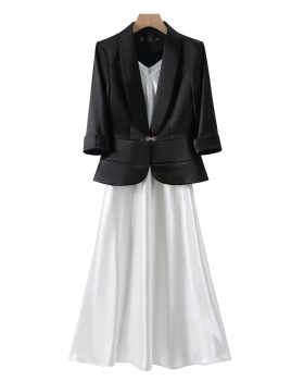 Profession thin dress summer coat a set