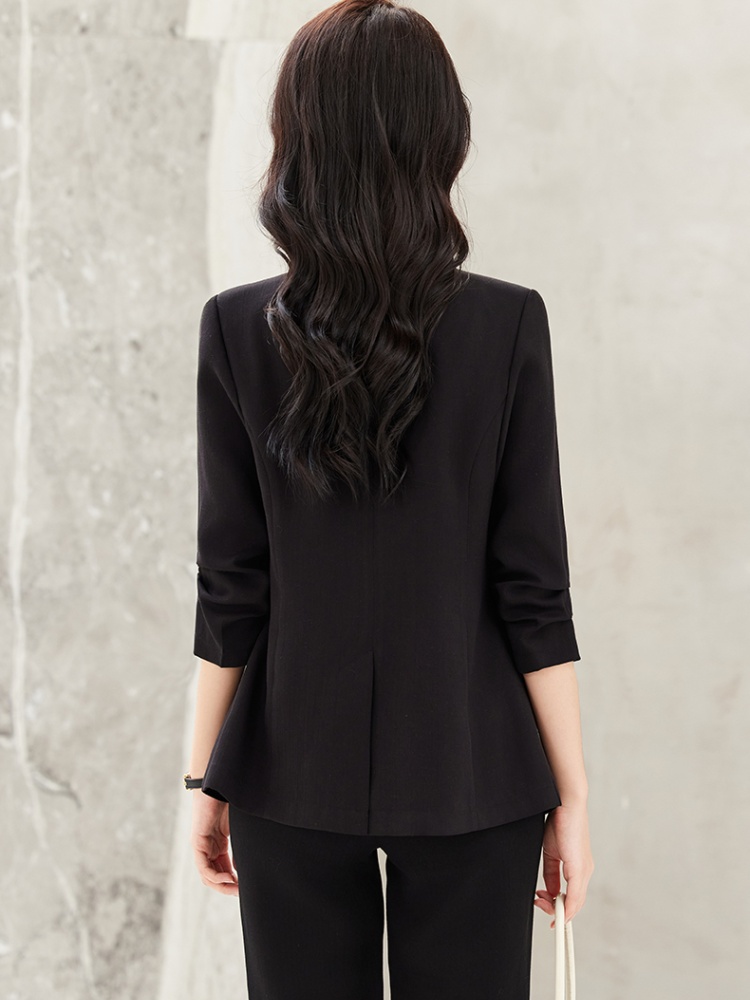 Profession thin business suit summer coat a set