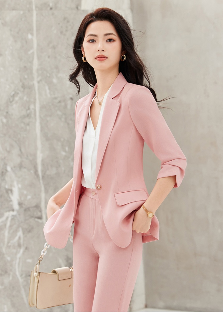 Profession thin business suit summer coat a set