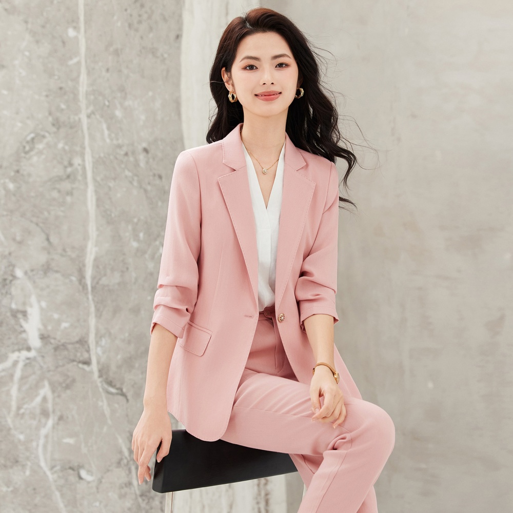 Profession thin business suit summer coat a set