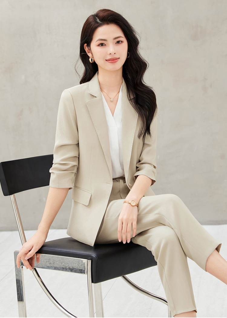 Profession thin business suit summer coat a set