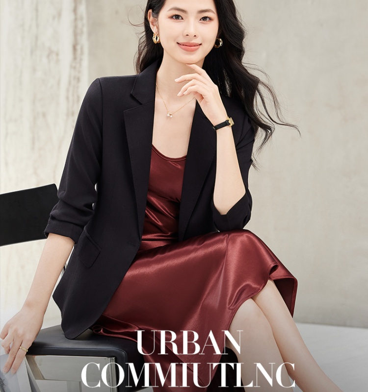 Profession business suit thin coat a set for women