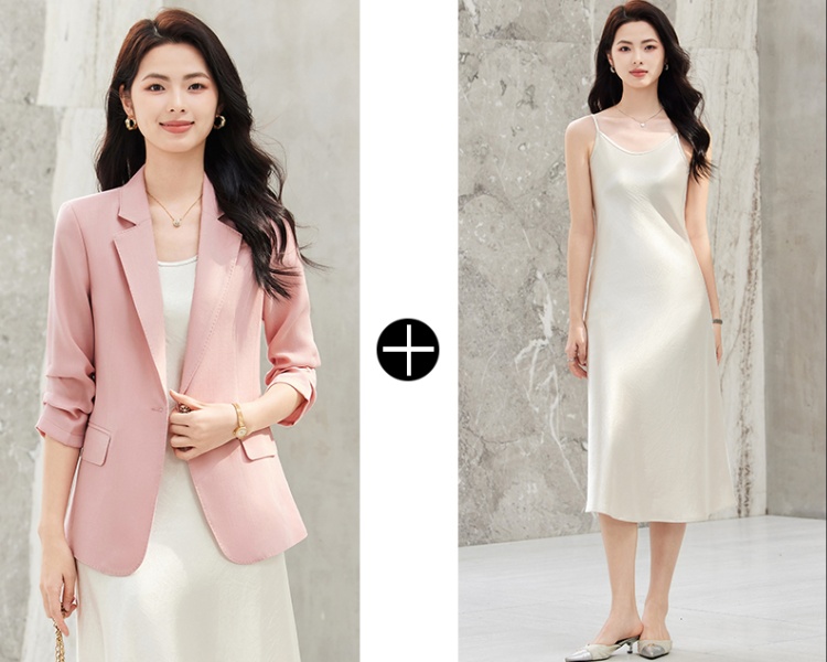 Profession business suit thin coat a set for women