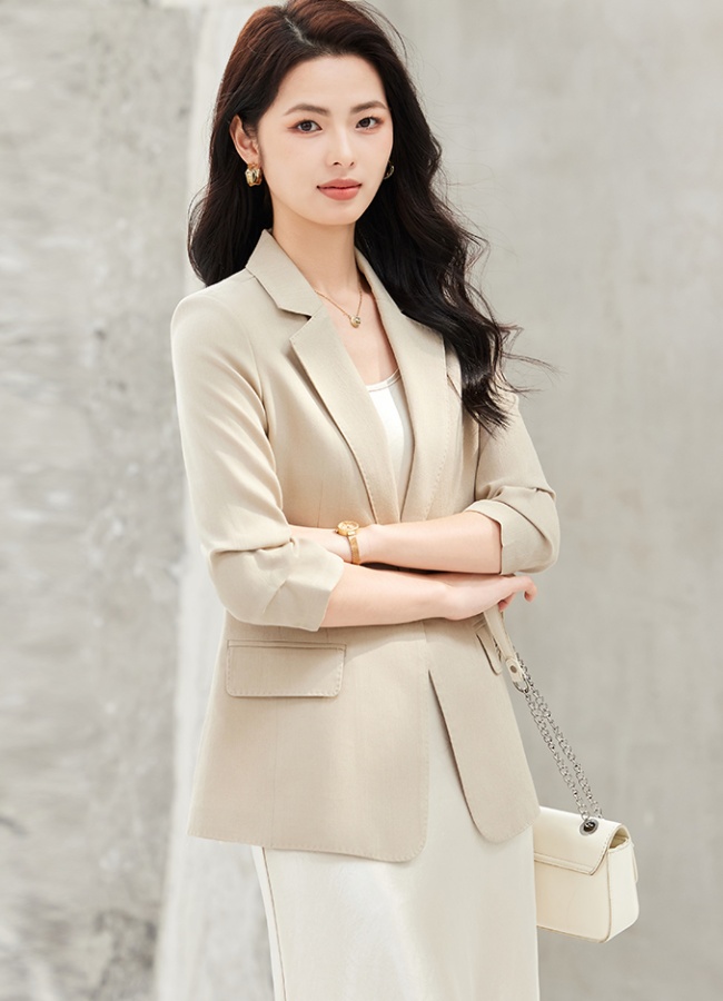 Profession business suit thin coat a set for women