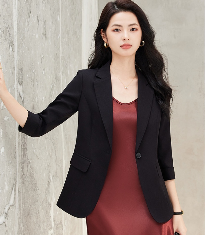 Thin profession business suit summer coat for women
