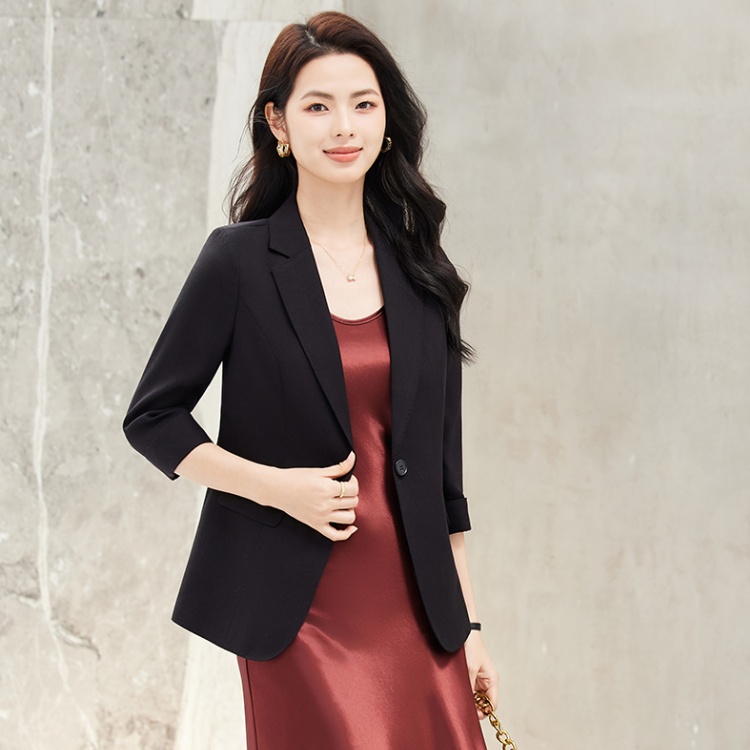 Thin profession business suit summer coat for women