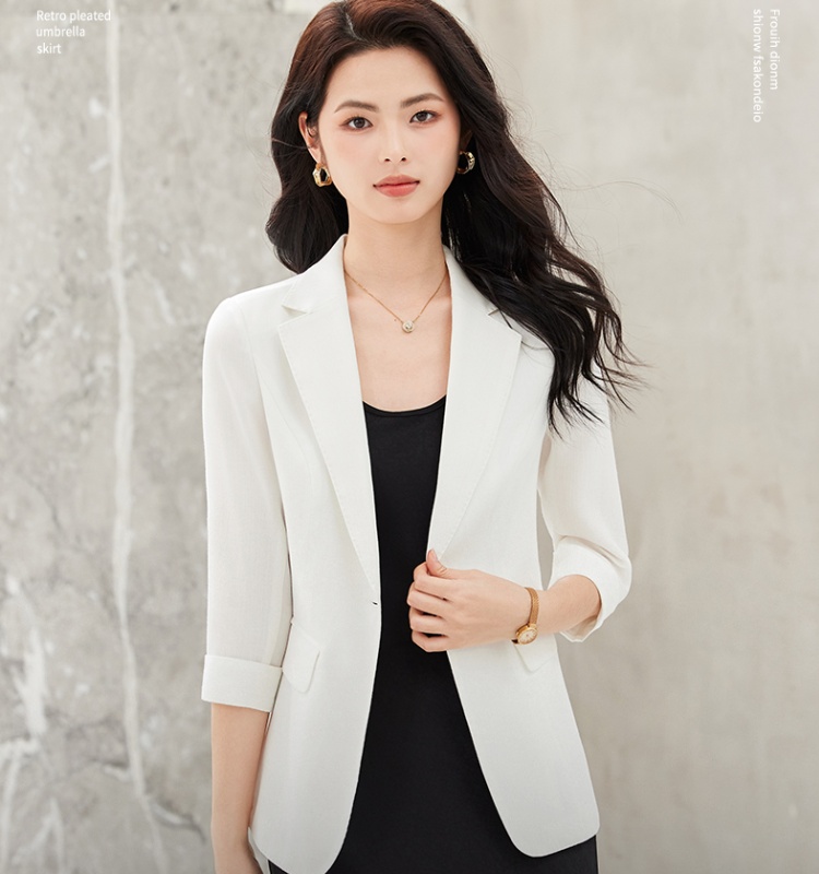 Thin profession business suit summer coat for women