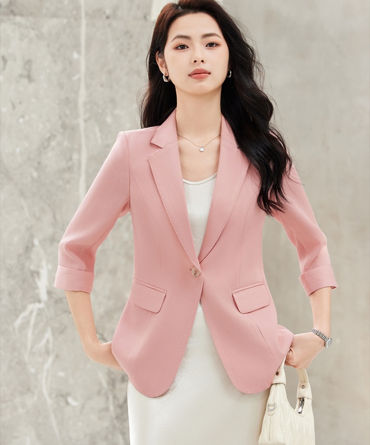 Thin profession business suit summer coat for women
