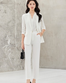 Thin profession suit pants summer business suit a set for women