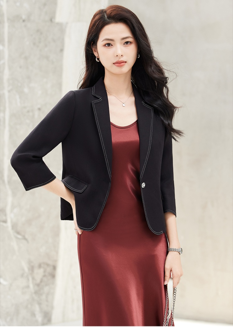 Thin profession coat summer dress a set