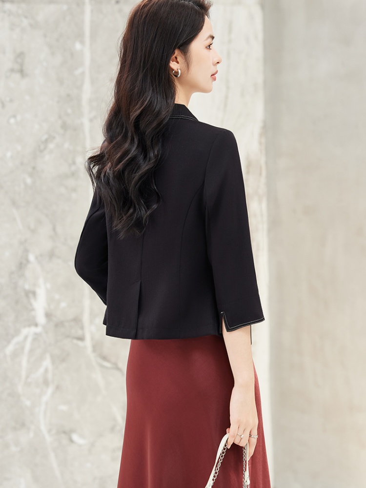 Thin profession coat summer dress a set