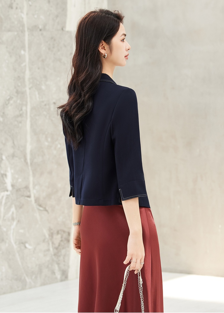 Thin profession coat summer dress a set