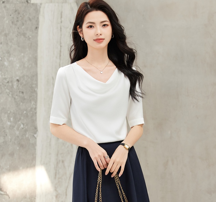 Chiffon profession thin summer shirt for women