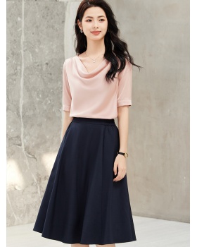 Profession thin shirt summer skirt a set for women