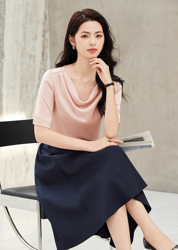 Profession thin shirt summer skirt a set for women