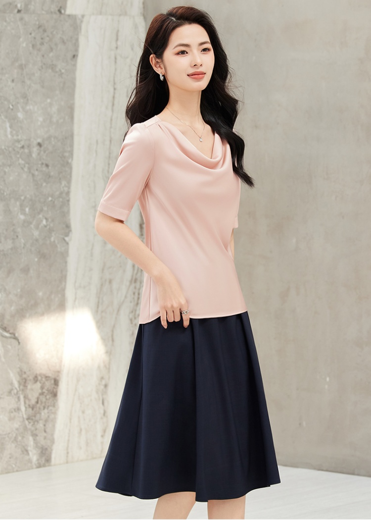 Profession thin shirt summer skirt a set for women