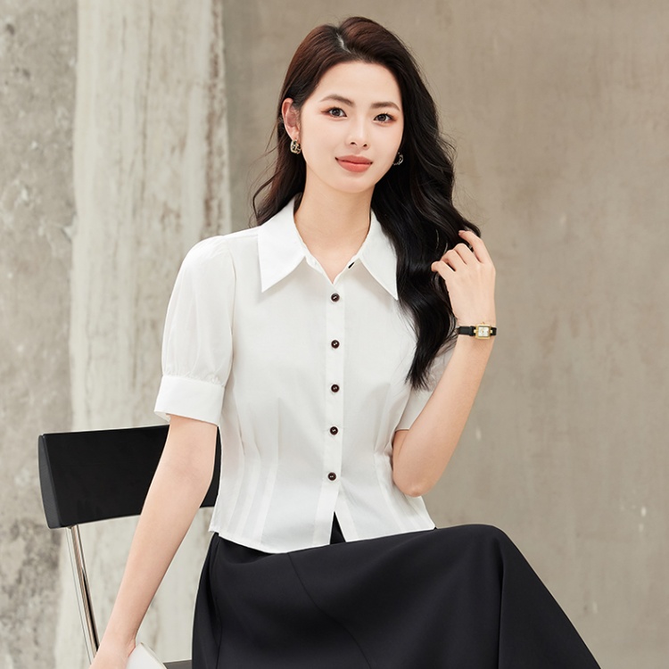 Elegant slim shirt profession spring tops for women