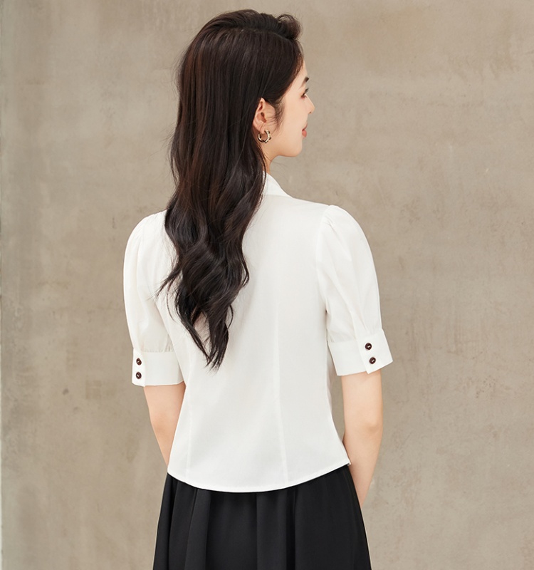 Elegant slim shirt profession spring tops for women