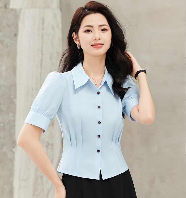 Elegant slim shirt profession spring tops for women