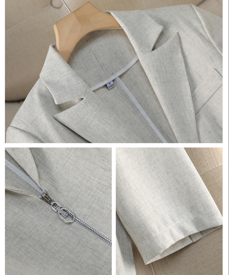 Summer thin business suit profession dress a set