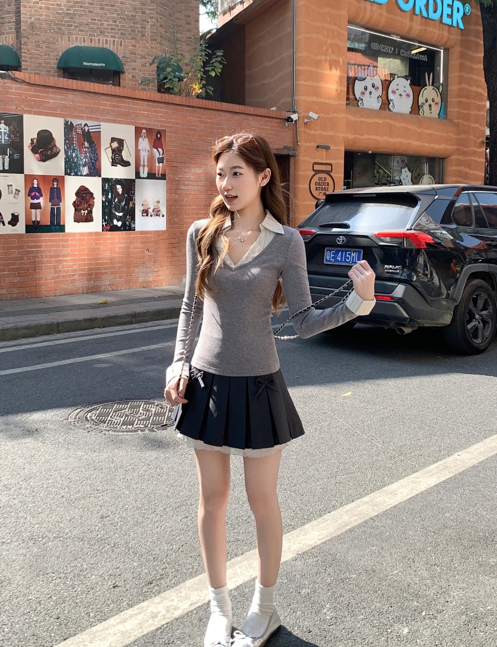 Spicegirl slim sweater spring temperament tops