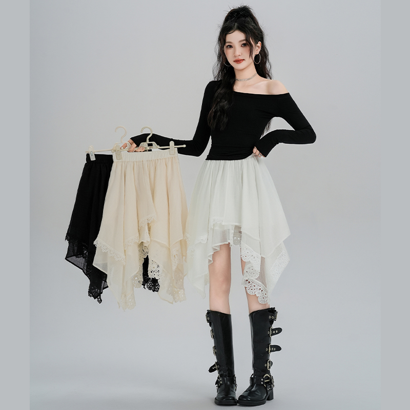 Spring and summer short skirt big skirt skirt for women