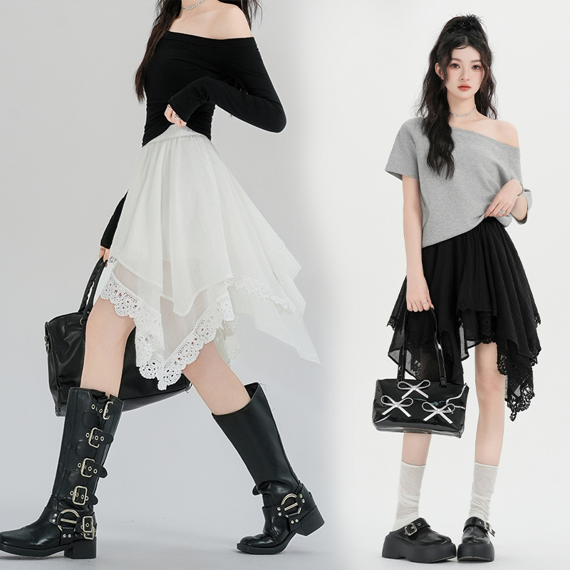 Spring and summer short skirt big skirt skirt for women