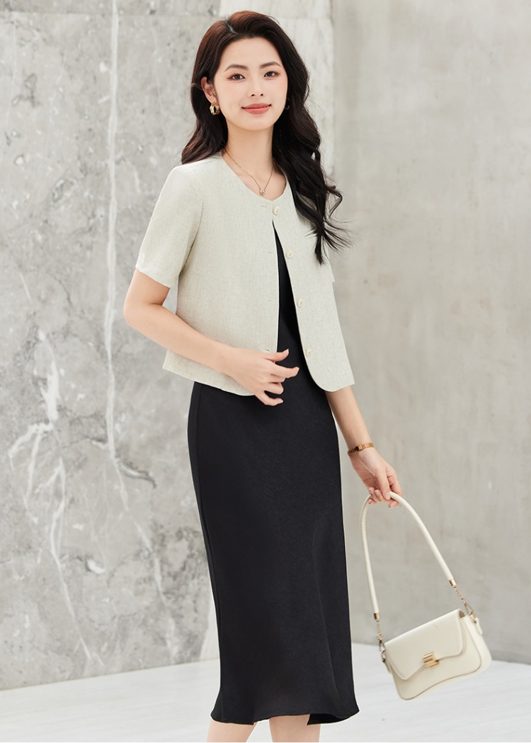 Profession summer dress thin business suit a set