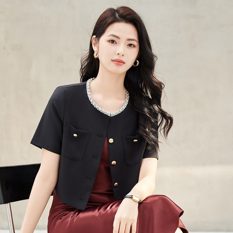 Thin profession business suit summer jacket for women