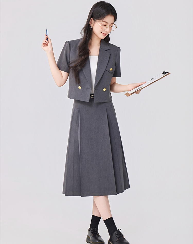 Summer profession coat thin business suit a set