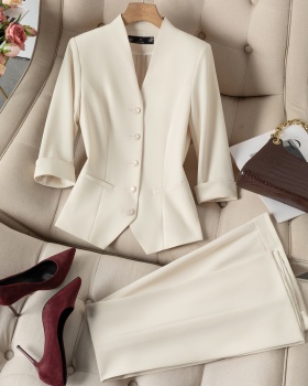 Profession summer business suit thin coat a set for women