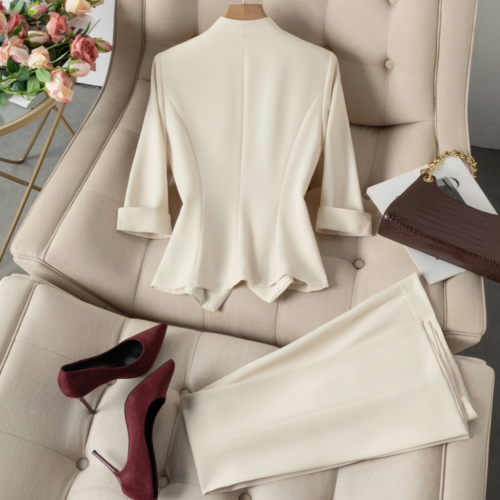 Profession summer business suit thin coat a set for women