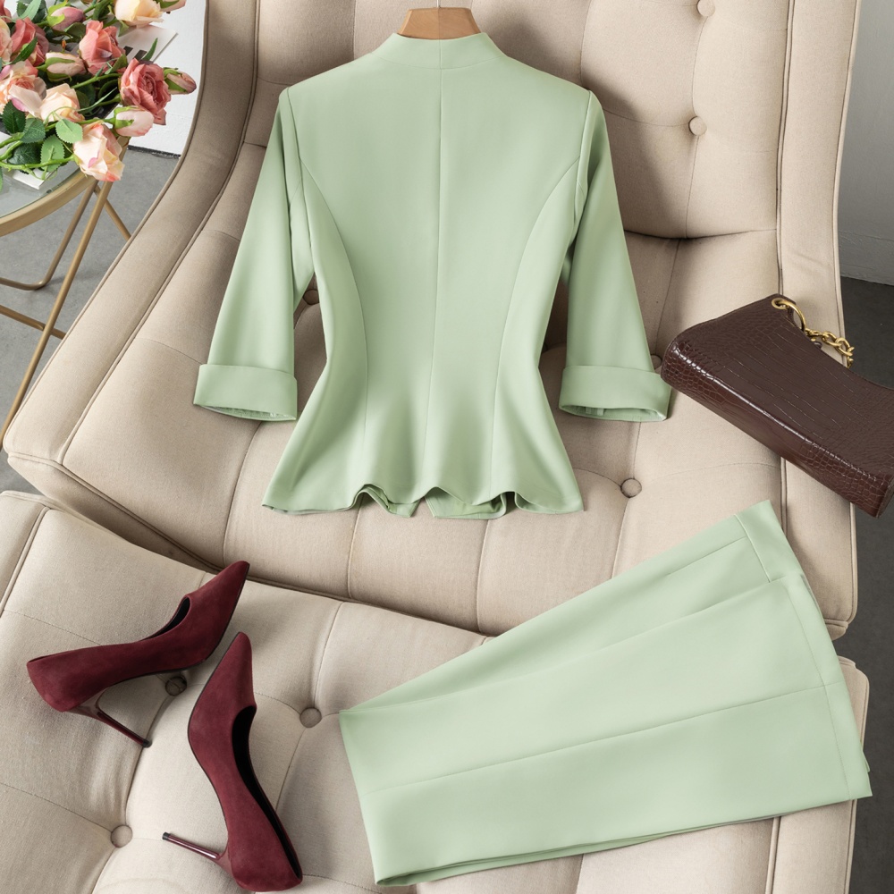 Profession summer business suit thin coat a set for women