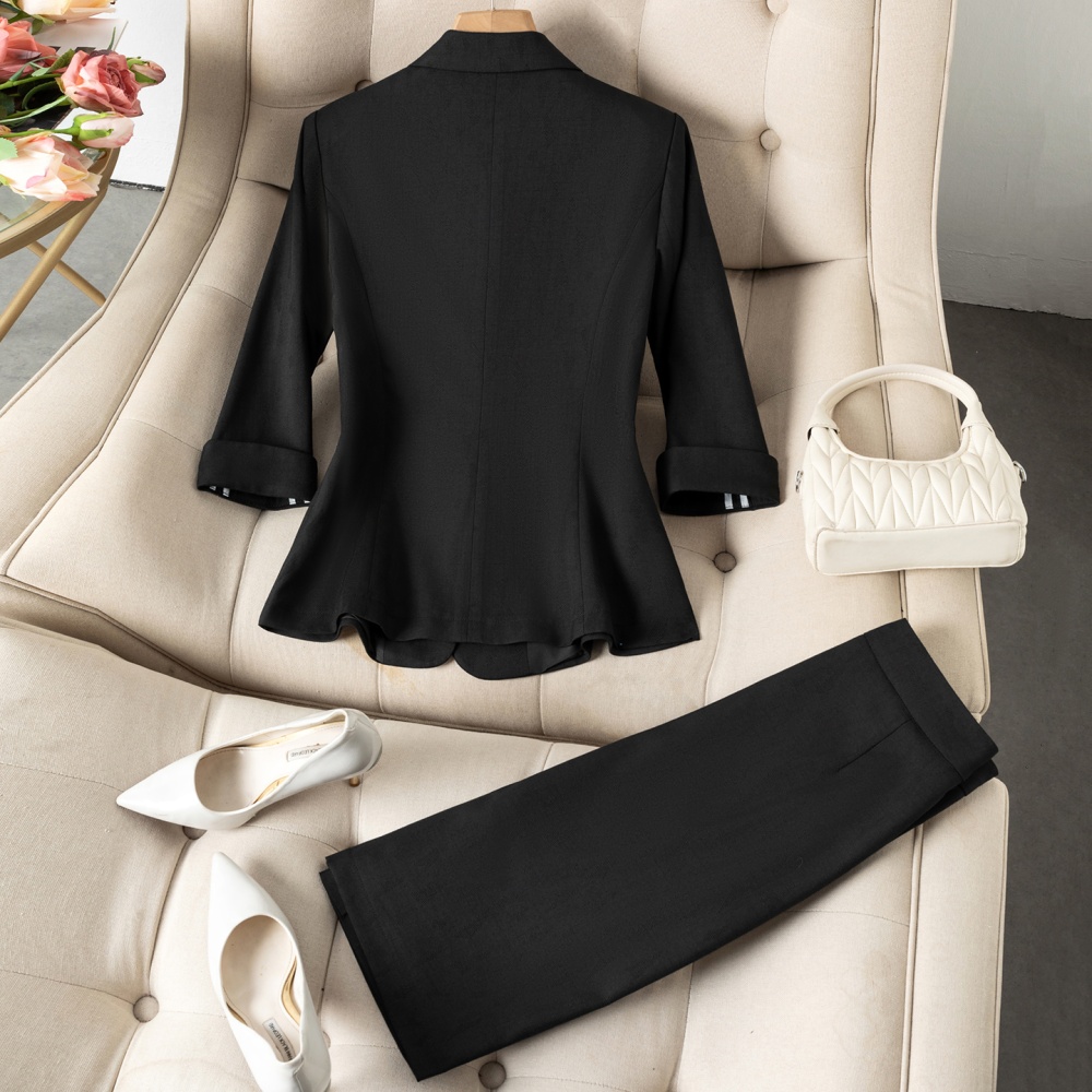 Summer profession business suit thin coat a set for women